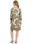 Betty Barclay Floral Animal Print Tunic Dress, Green