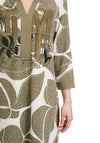 Betty Barclay Floral Animal Print Tunic Dress, Green