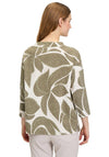 Betty Barclay Ribbed Embellished Sweatshirt, Green