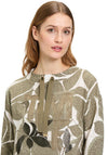 Betty Barclay Ribbed Embellished Sweatshirt, Green