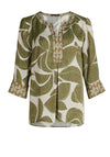 Betty Barclay Botanical Print Blouse, Green