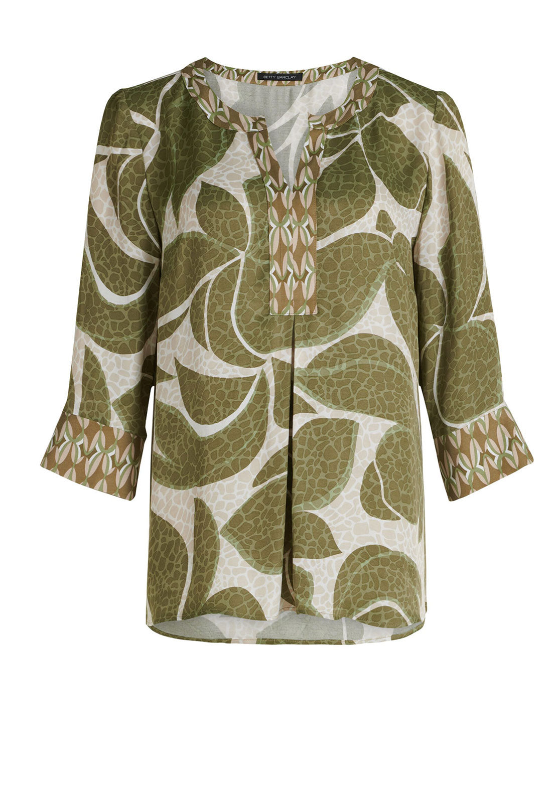 Betty Barclay Botanical Print Blouse, Green