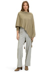 Betty Barclay One Size Draped Knit Shawl, Khaki Green