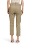 Betty Barclay Sally Belted Slim Leg Chinos, Khaki Green