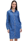 Betty Barclay Denim Shirt Dress, Blue