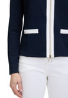 Betty Barclay Waffle Zipped Jacket, Navy