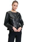 Betty Barclay Faux Leather Jacket, Black