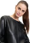 Betty Barclay Faux Leather Jacket, Black