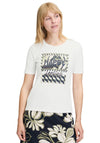 Betty Barclay Happy Graphic T Shirt, White