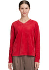 Betty Barclay V Neck Sweater, Red