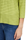 Betty Barclay Textured Fitted Top, Green