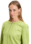 Betty Barclay Faux Suede Jacket, Green