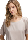Betty Barclay Satin Feel Top, Beige