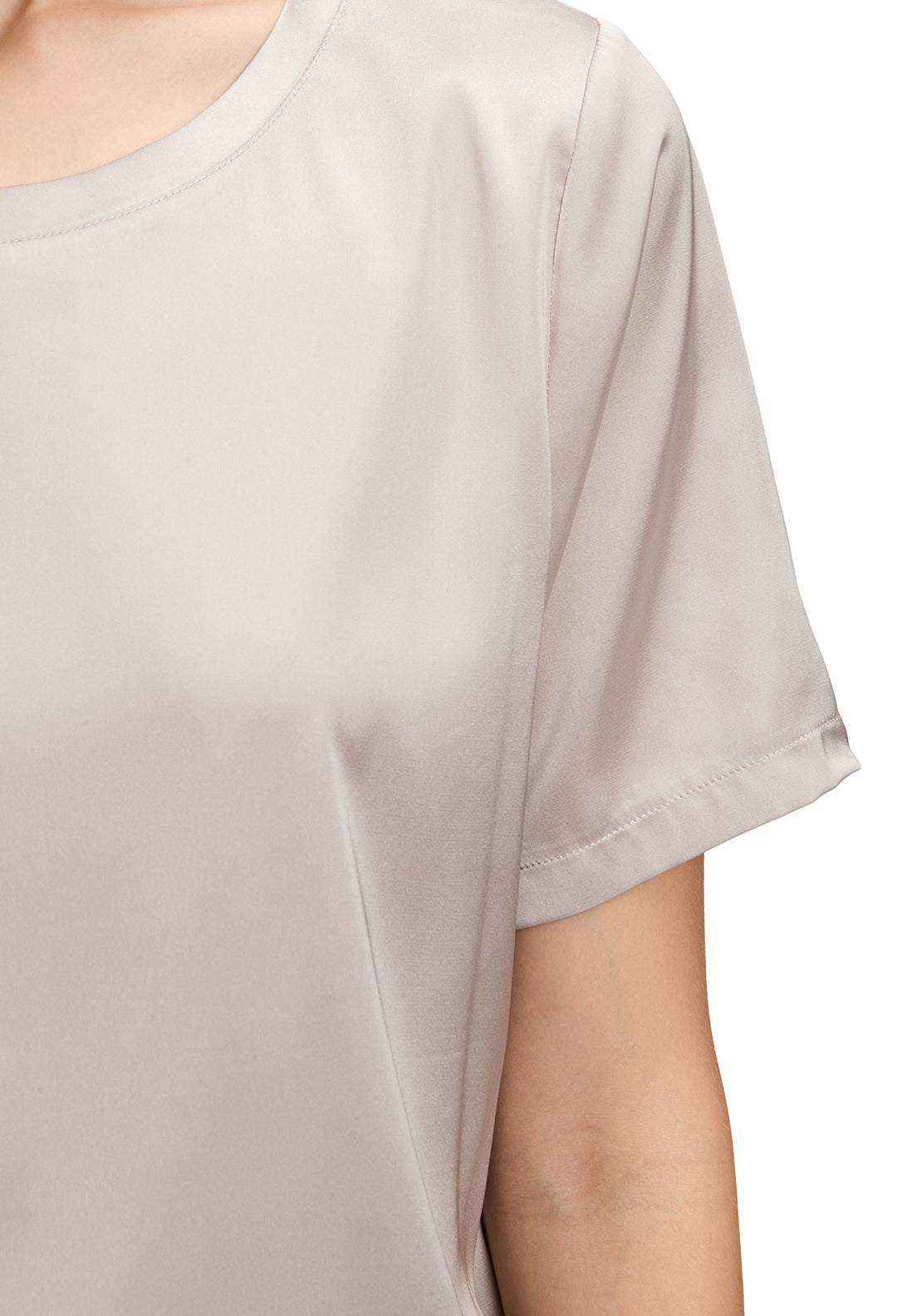 Betty Barclay Satin Feel Top, Beige