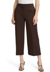 Betty Barclay Wide Leg Cropped Trousers, Brown
