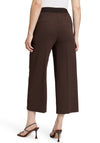 Betty Barclay Wide Leg Cropped Trousers, Brown