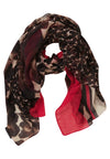 Betty Barclay Leopard Scarf, Red
