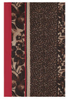 Betty Barclay Leopard Scarf, Red