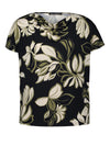 Betty Barclay Floral Print Top, Navy