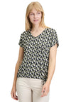 Betty Barclay Geometric Print Top, Navy