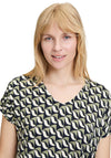 Betty Barclay Geometric Print Top, Navy