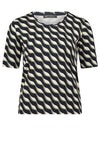 Betty Barclay Wave Print Top, Navy