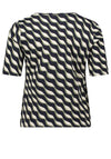 Betty Barclay Wave Print Top, Navy