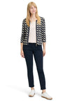 Betty Barclay Geometric Print Jacket, Navy