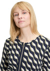 Betty Barclay Geometric Print Jacket, Navy