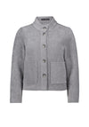 Betty Barclay Soft Button Front Jacket, Grey