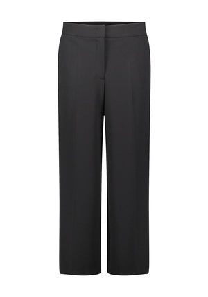 Betty Barclay Wide Leg Cropped Trousers, Black
