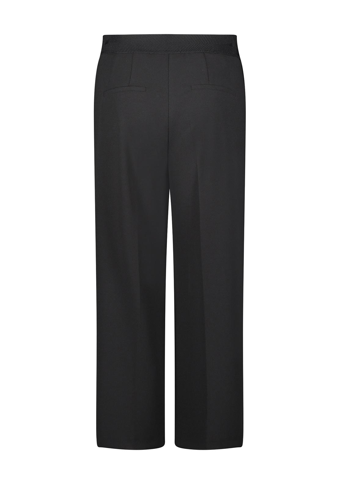 Betty Barclay Wide Leg Cropped Trousers, Black