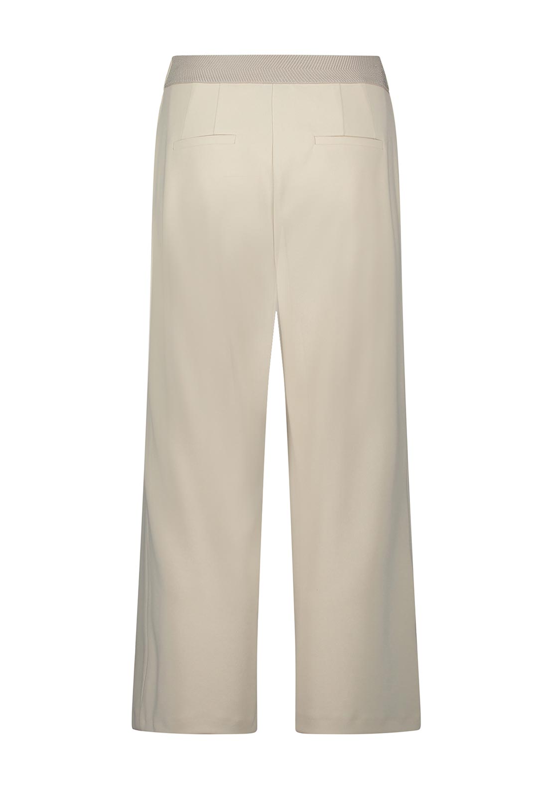 Betty Barclay Wide Leg Cropped Trousers, Beige