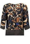 Betty Barclay Abstract Print Blouse, Black Multi