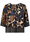 Betty Barclay Abstract Print Blouse, Black Multi
