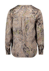 Betty Barclay Satin Paisley Print Blouse, Beige