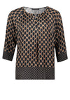 Betty Barclay Floral Print Blouse, Brown