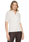 Betty Barclay Collared Neck Textured Blouse, Cream