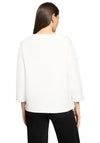 Betty Barclay Cropped Sleeve Sweatshirt, Cream