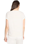 Betty Barclay Mesh Floral Graphic Print T-Shirt, White