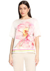 Betty Barclay Large Floral Print T-Shirt, White