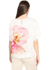 Betty Barclay Large Floral Print T-Shirt, White