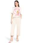 Betty Barclay Large Floral Print T-Shirt, White