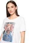 Betty Barclay Dog Graphic Print T-Shirt, White