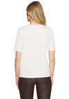Betty Barclay Rhinestone Slogan T-Shirt, Cream
