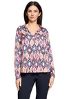 Betty Barclay Geometric Print Blouse, Pink