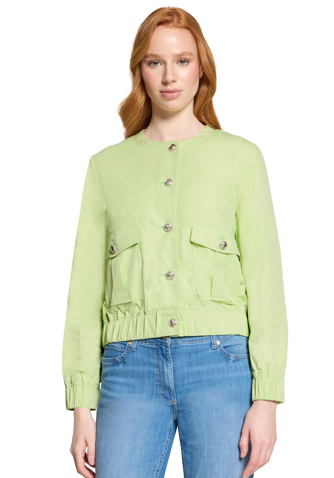 Betty Barclay Button Down Front Jacket, Green