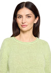 Betty Barclay Knitted Round Neckline Jumper, Green