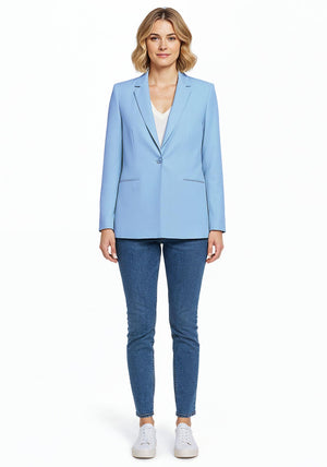 Betty Barclay Buttoned Blazer, Blue