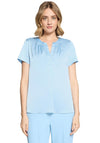 Betty Barclay V-Neck Short Sleeved Blouse, Blue